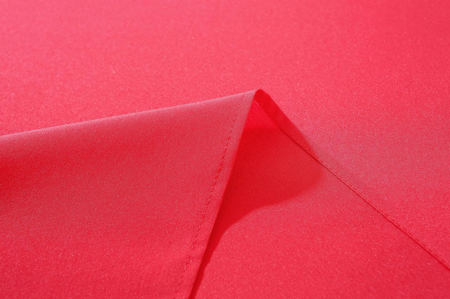 Craft And Party Red Rectangle Tablecloth, 90 x 156 Inch, Polyester Fabric Washable for Home, Party, Wedding or Restaurant Use