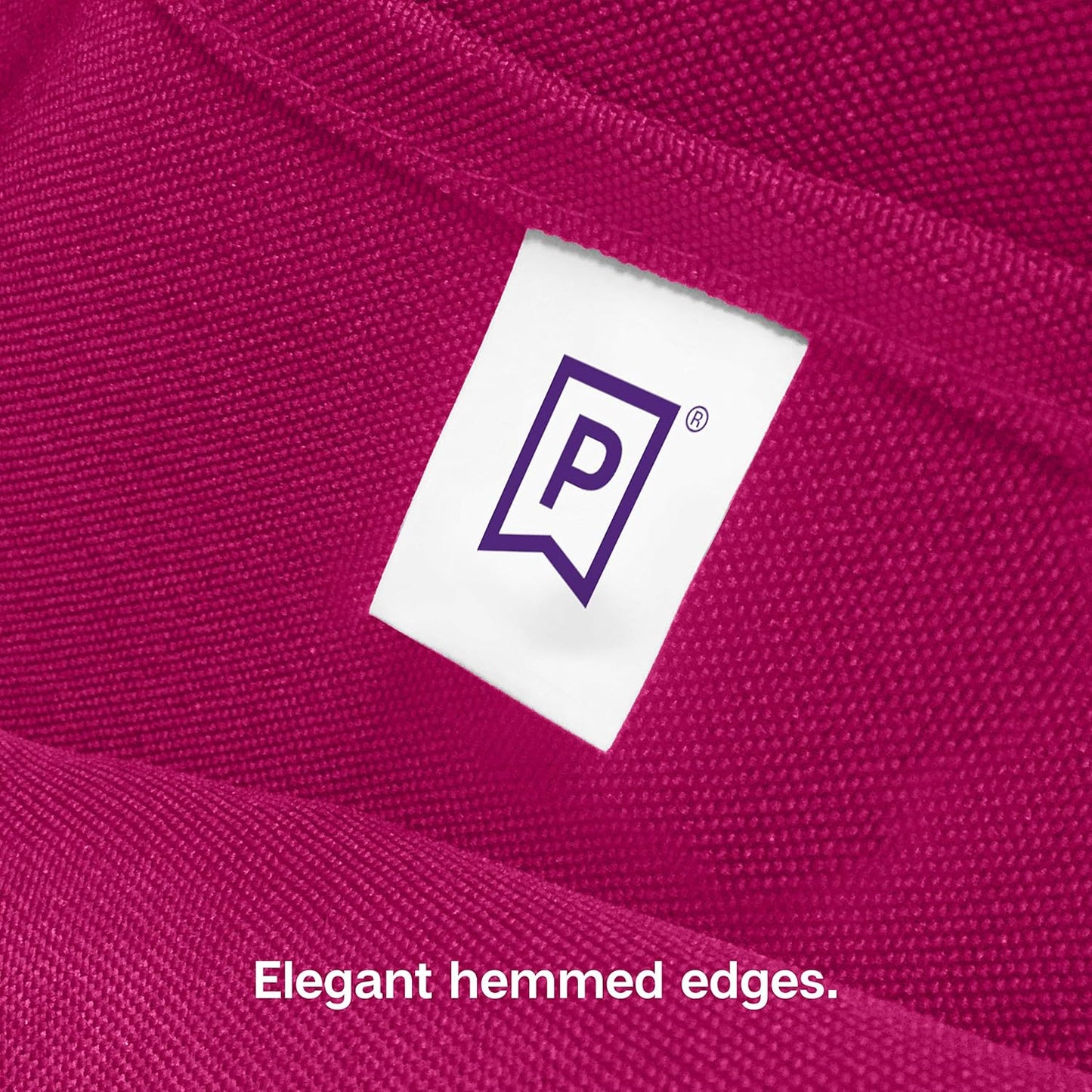 Gee Di Moda Square Tablecloth - 70 x 70 Inch Fuchsia Table Cloth for Medium Square or Round Tables - Heavy Duty Washable Fabric - for Buffet Table, Holiday Party, Dinner, Wedding & Baby Shower