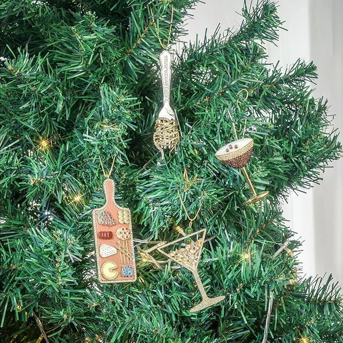Christmas Charcuterie Board Ornament, Hanging Charcuterie Ornaments for Christmas Tree Decorations Keepsake Gifts for Sisters Mom Grandma Women