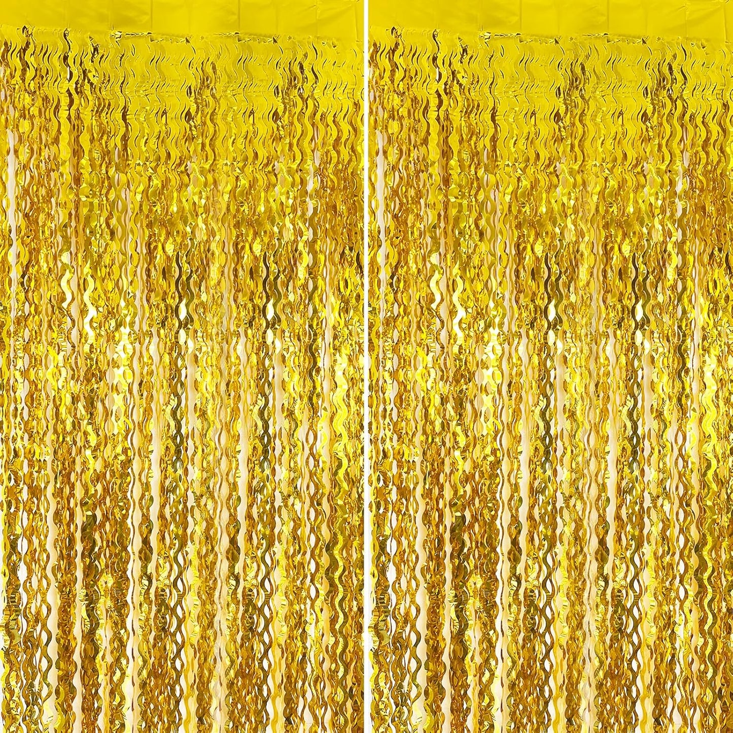 Gold Streamers Backdrop Curtains, Golden Birthday Party Decorations, Gold Wall Decor, Graduation Party Decorations, Bachelorette Parties Favor, Anniversary Decor, New Years Eve Party Supplies 2025