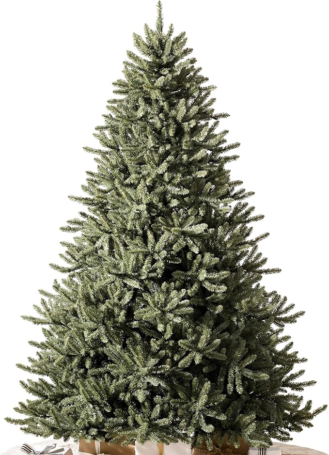 Balsam Hill 6.5ft Unlit Classic Blue Spruce - Artificial Christmas Tree with 2,144+ Tips, Premium Stand & Easy Assembly for Indoor Holiday Decorating