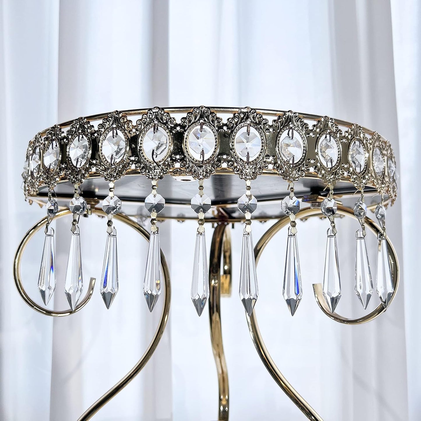 H&D 15pcs Large Clear Crystal Chandelier 60mm Icicle U-Drop Prisms Lamp Parts Brass Connectors