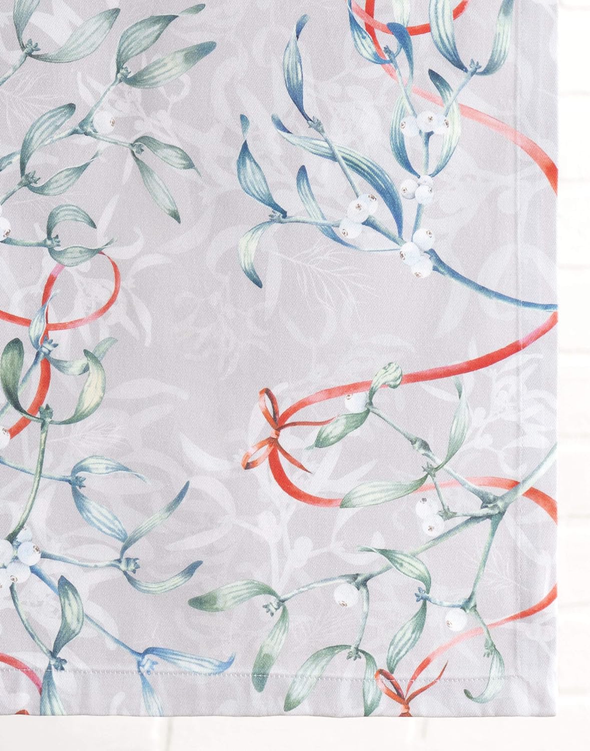 Maison d' Hermine Table Runner 100% Cotton Single Layer Table Runners 72 inches Long for Thanksgiving Christmas Decorations Home Kitchen Dining Party Wedding (Enora, 14.5" x 72")