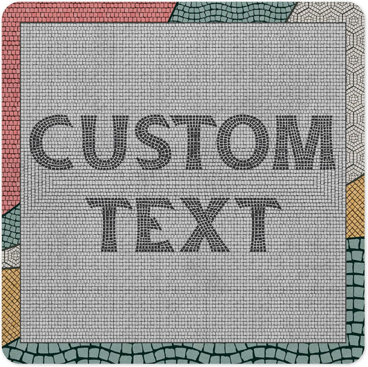 Custom Sign, Custom Street Sign, 11 Font Colors, 13 Font Styles, 4 Hole Options, 22 Sizes, 30x30 Inches, Rust Free DiBound, Fade Resistant, Made in USA by My Sign Center (Fauxsaic 2)