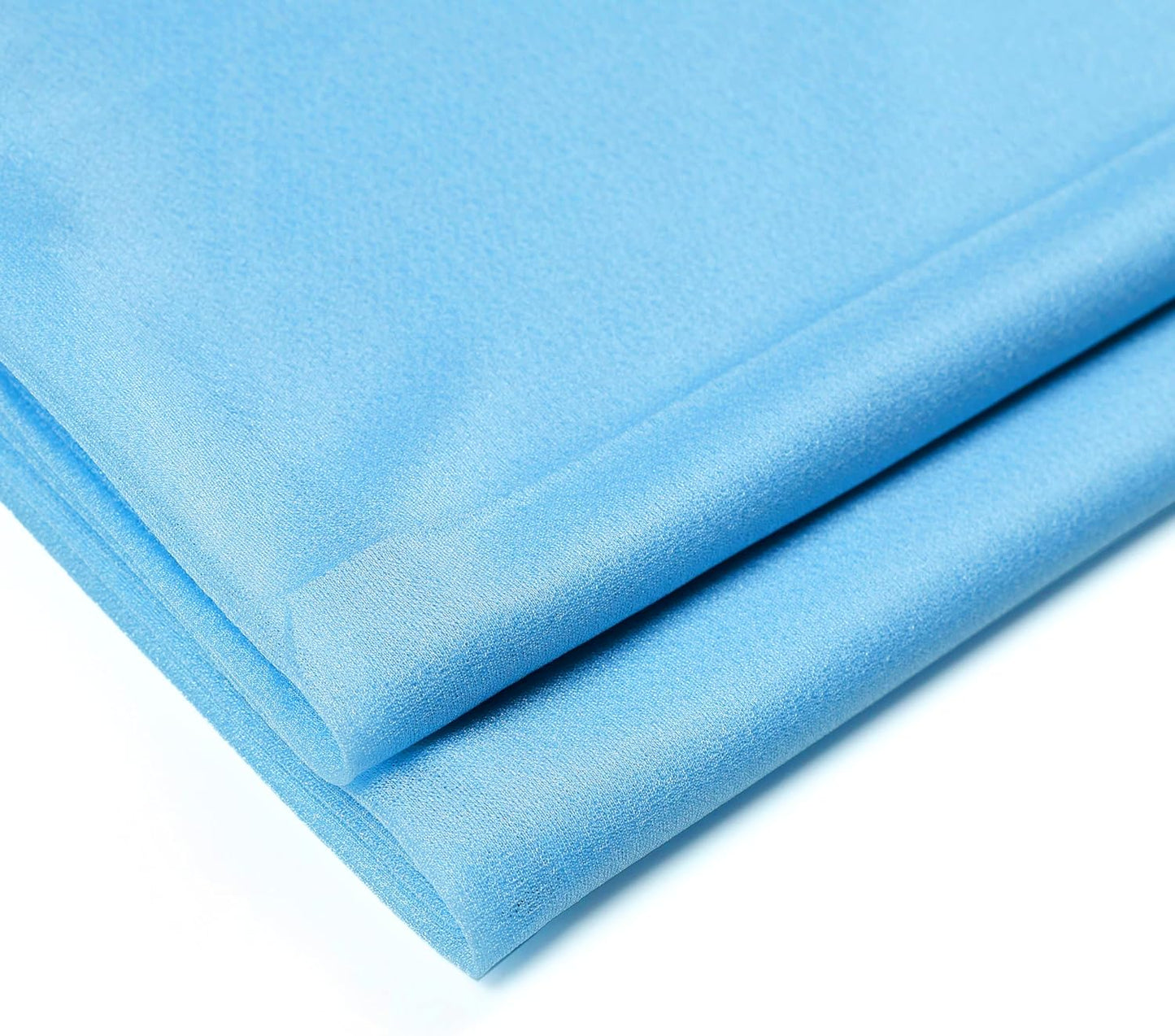 VDS Pack of 1 Panel (30 Inch X 20 Feet) Wedding Arch Draping Fabric Sheer Chiffon Fabric Drapery for Wedding Ceremony Reception Swag Backdrop Canopy Chuppah ARBO Altars Decoration (Turquoise)