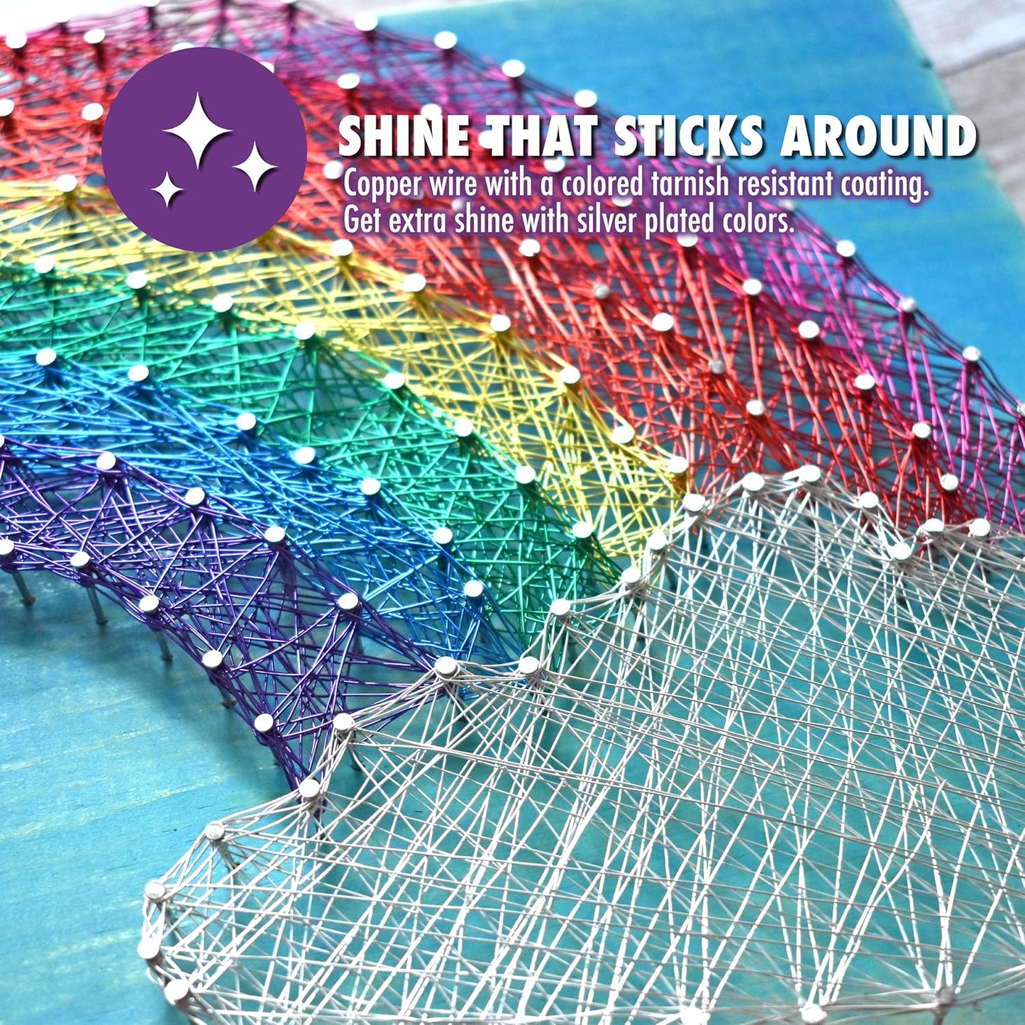 Artistic Wire, 18 Gauge Silver Plated Tarnish Resistant Colored Copper Craft Wire, Peach, 20 ft