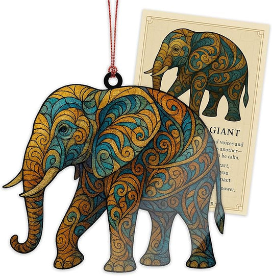 Friend Gift for Women - Friendship Gifts for Women - Elephant Gift for Girls - Friend Ornaments - Christmas Ornament 2025 - White Elephant Gifts - Xmas Tree Funny Decoration, Exchange