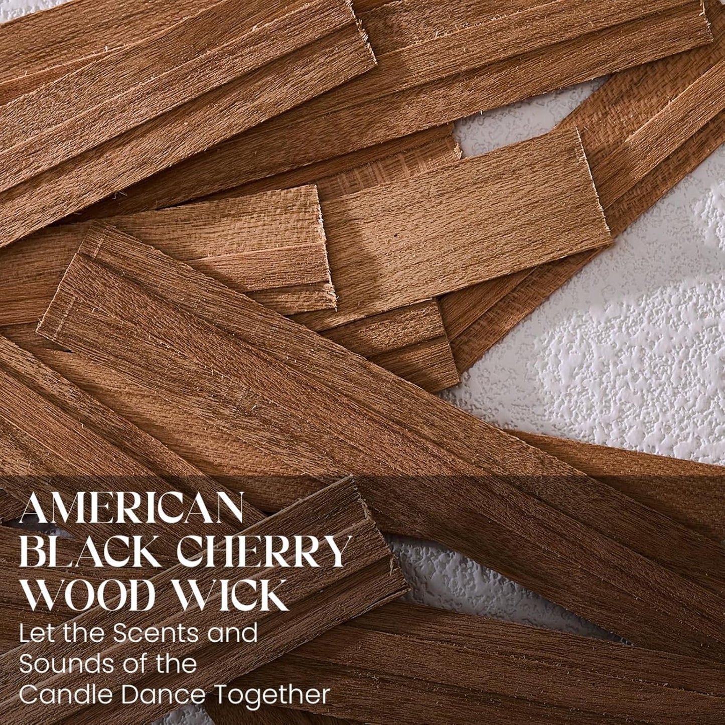 M&SENSE 9.88oz Natural Soy Wax Jar Candle with Wooden Wick | Teakwood Intense Scent | 55-Hour Burn & Long-Lasting Burn | Housewarming Gift for Men and Women