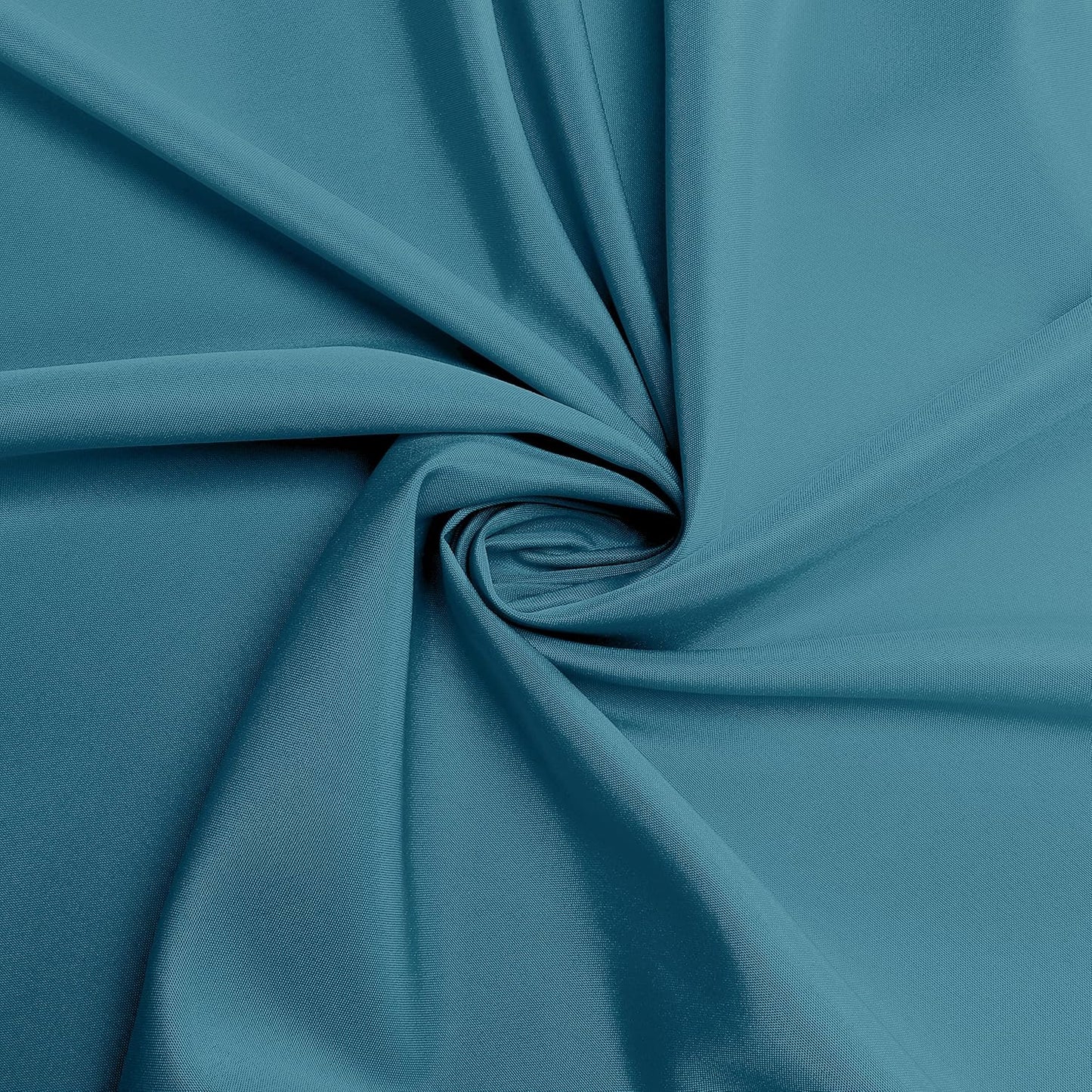 sancua Round Tablecloth - 70 Inch - Water Resistant Spill Proof Washable Polyester Table Cloth Decorative Fabric Table Cover for Dining Tables, Buffet Parties and Camping, Teal