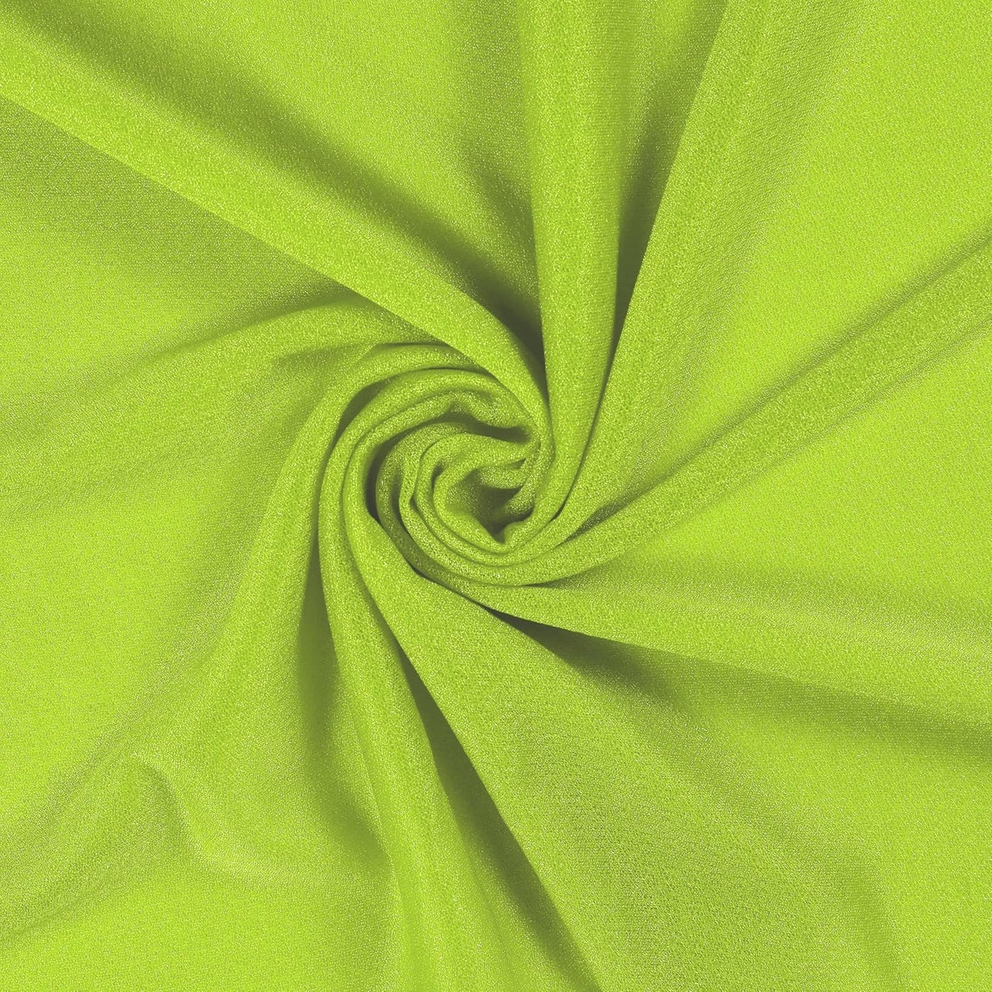 VDS Pack of 1 Panel (30 Inch X 50 Feet) Wedding Arch Draping Fabric Sheer Chiffon Fabric Drapery for Wedding Ceremony Reception Swag Backdrop Canopy Chuppah ARBO Altars Decoration (Parrot Green)