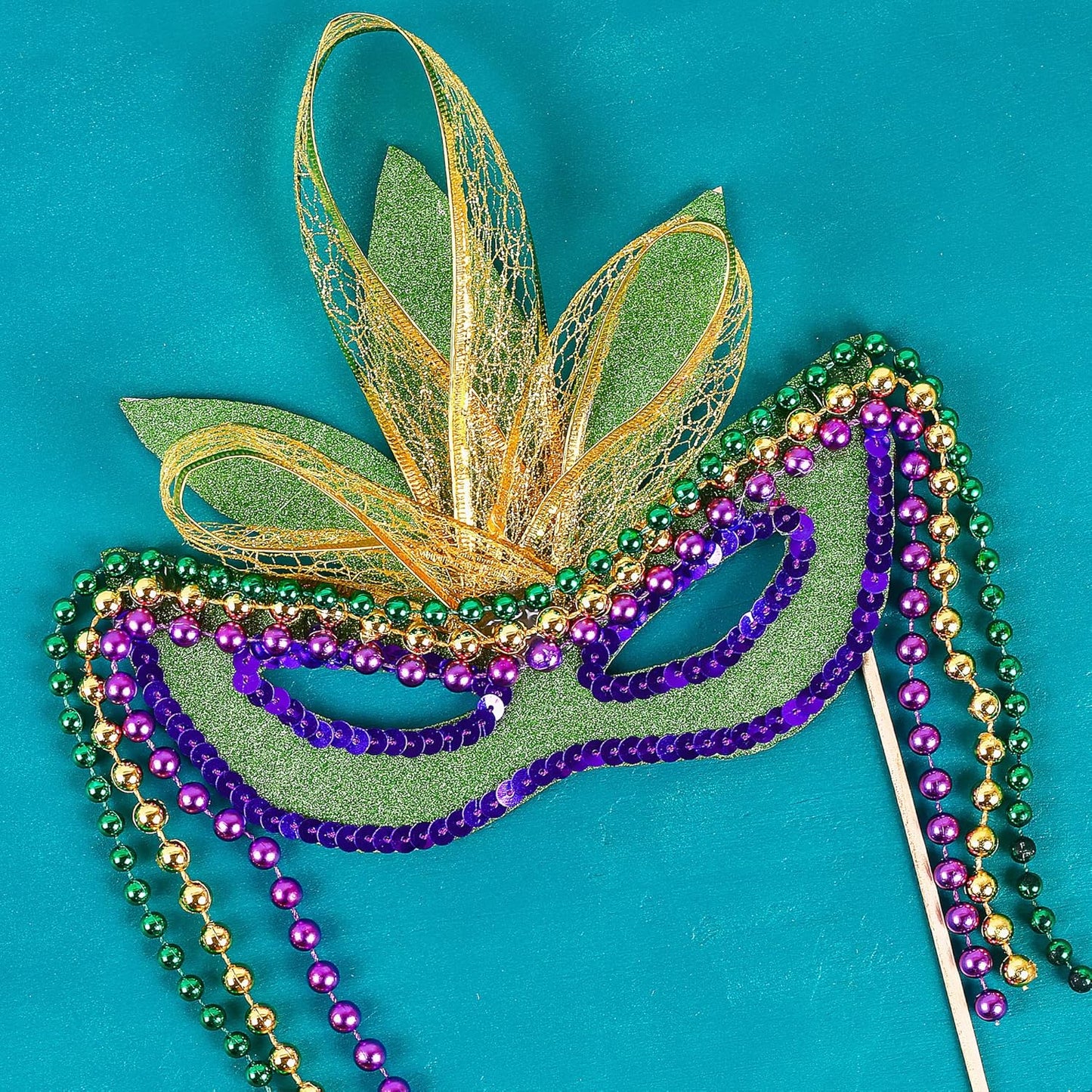 Mandala Crafts 6mm Faux Copper Pearl Beads Roll - 27 Yards Strand of Fake Pearls Chain Garlands Spool String for Christmas Tree, Wedding, Party, Vases, DIY Decoration