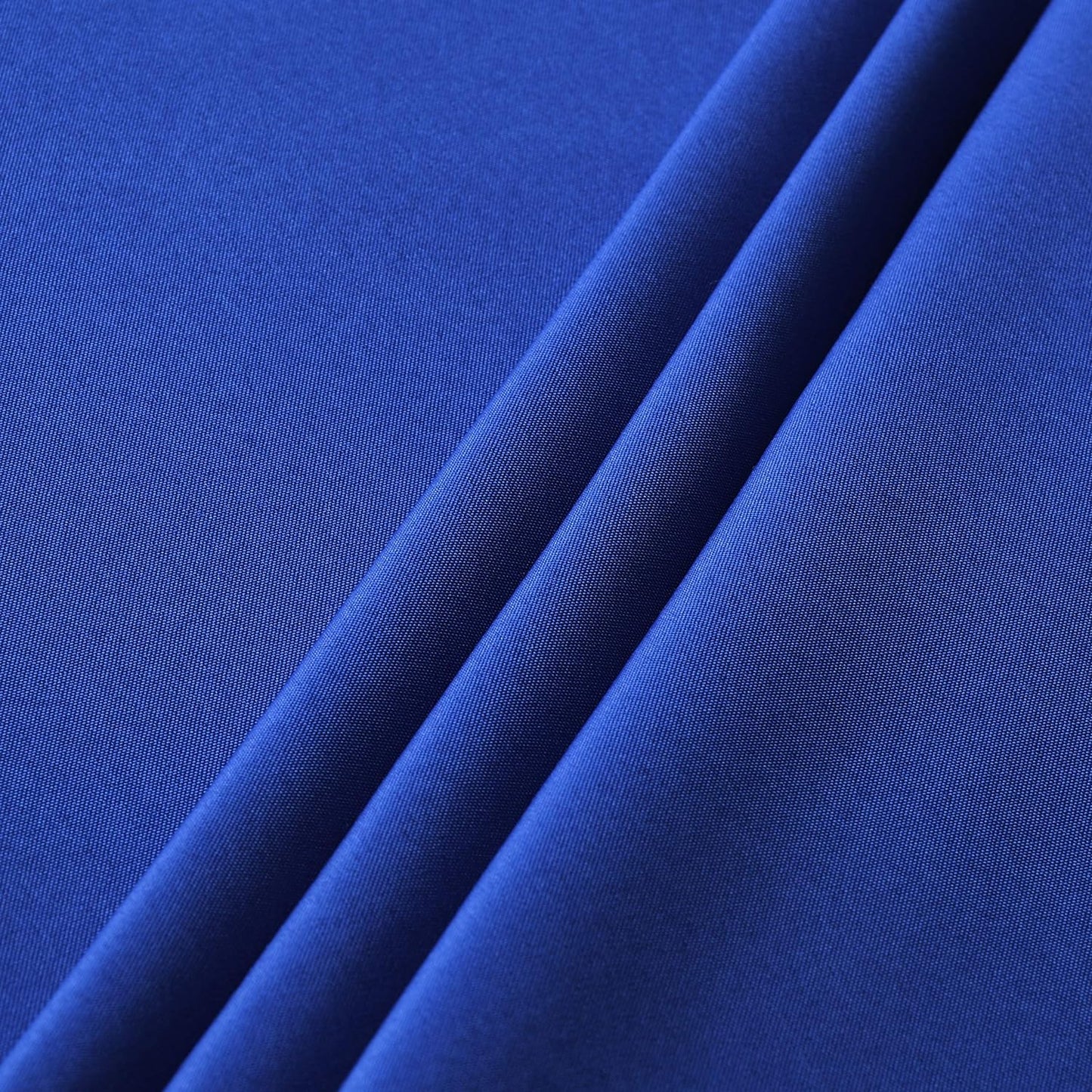 sancua Round Tablecloth - 70 Inch - Water Resistant Spill Proof Washable Polyester Table Cloth Decorative Fabric Table Cover for Dining Tables, Buffet Parties and Camping, Blue