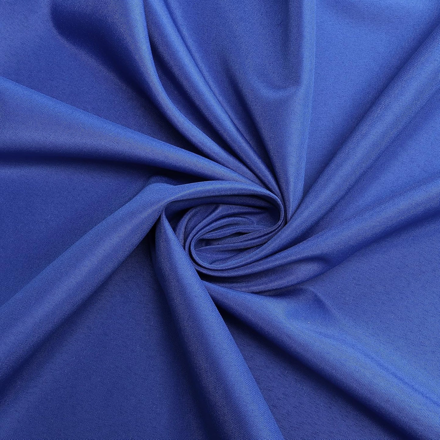 sancua Round Tablecloth - 48 Inch - Water Resistant Spill Proof Washable Polyester Table Cloth Decorative Fabric Table Cover for Dining Tables, Buffet Parties and Camping, Royal Blue