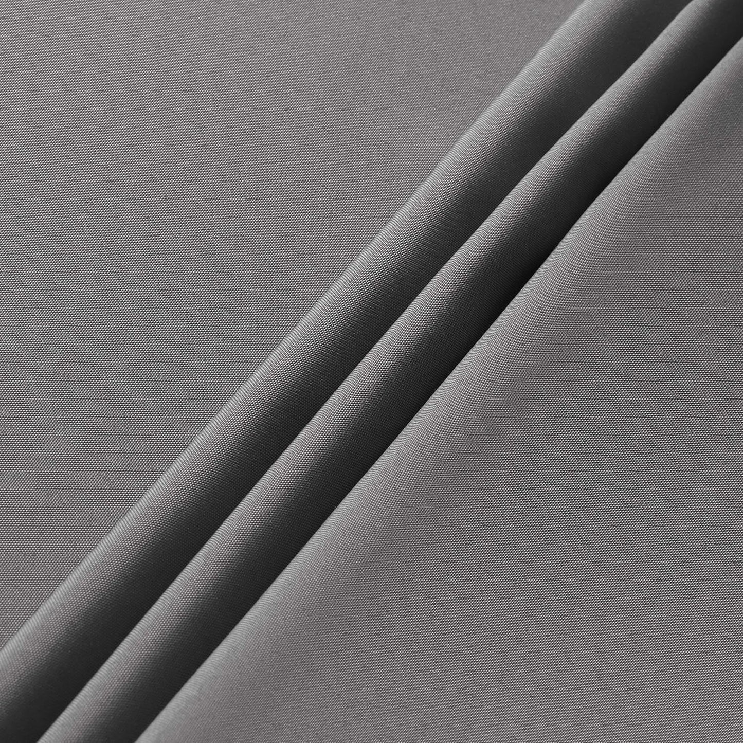 sancua Round Tablecloth - 120 Inch - Water Resistant Spill Proof Washable Polyester Table Cloth Decorative Fabric Table Cover for Dining Tables, Buffet Parties and Camping, Light Grey