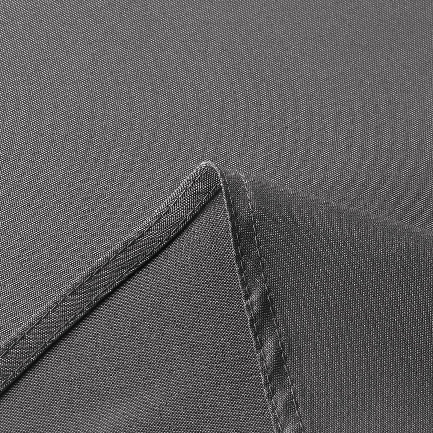 sancua Round Tablecloth - 90 Inch - Water Resistant Spill Proof Washable Polyester Table Cloth Decorative Fabric Table Cover for Dining Tables, Buffet Parties and Camping, Light Grey