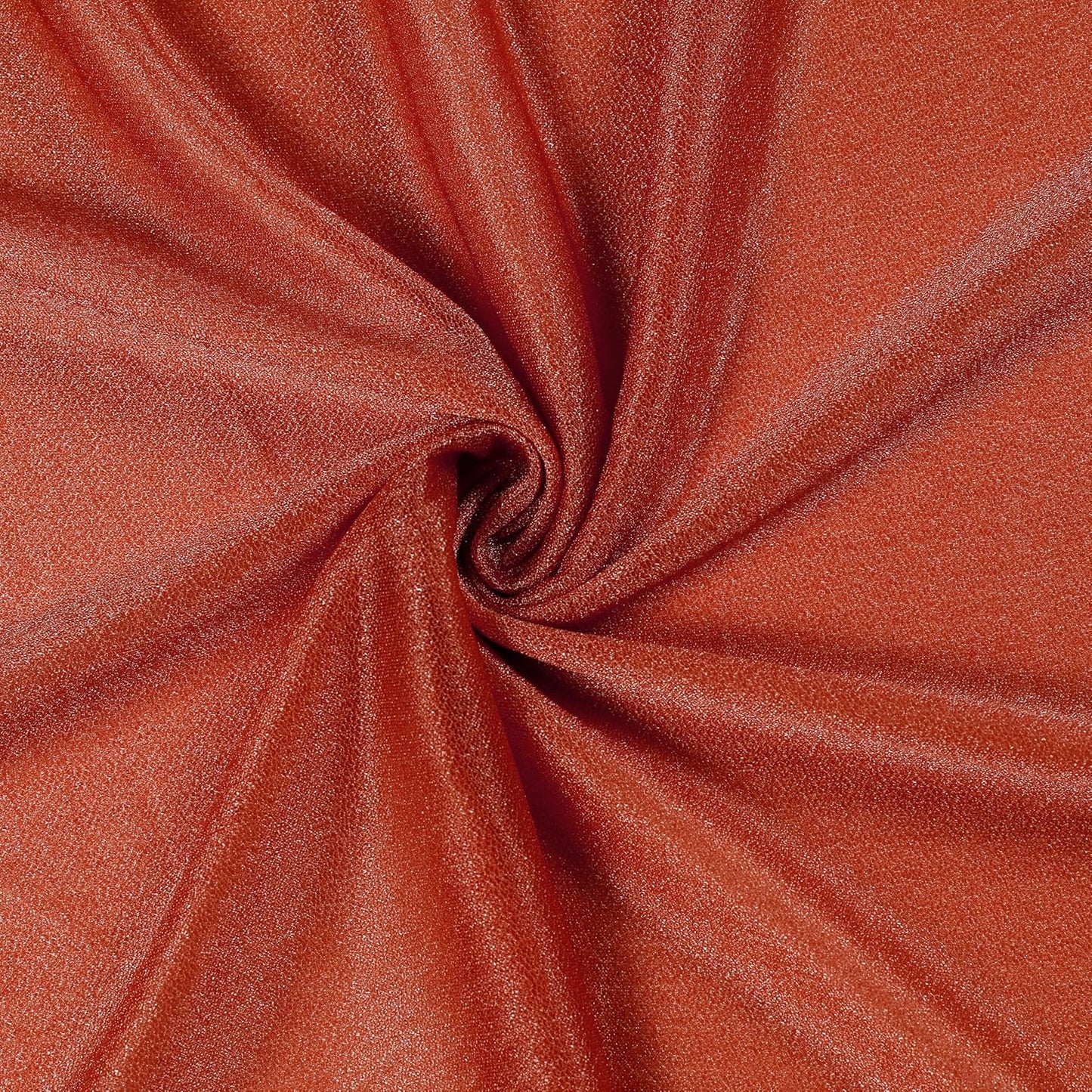 VDS Pack of 1 Panel (30 Inch X 50 Feet) Wedding Arch Draping Fabric Sheer Chiffon Fabric Drapery for Wedding Ceremony Reception Swag Backdrop Canopy Chuppah ARBO Altars Decoration (Terracotta)