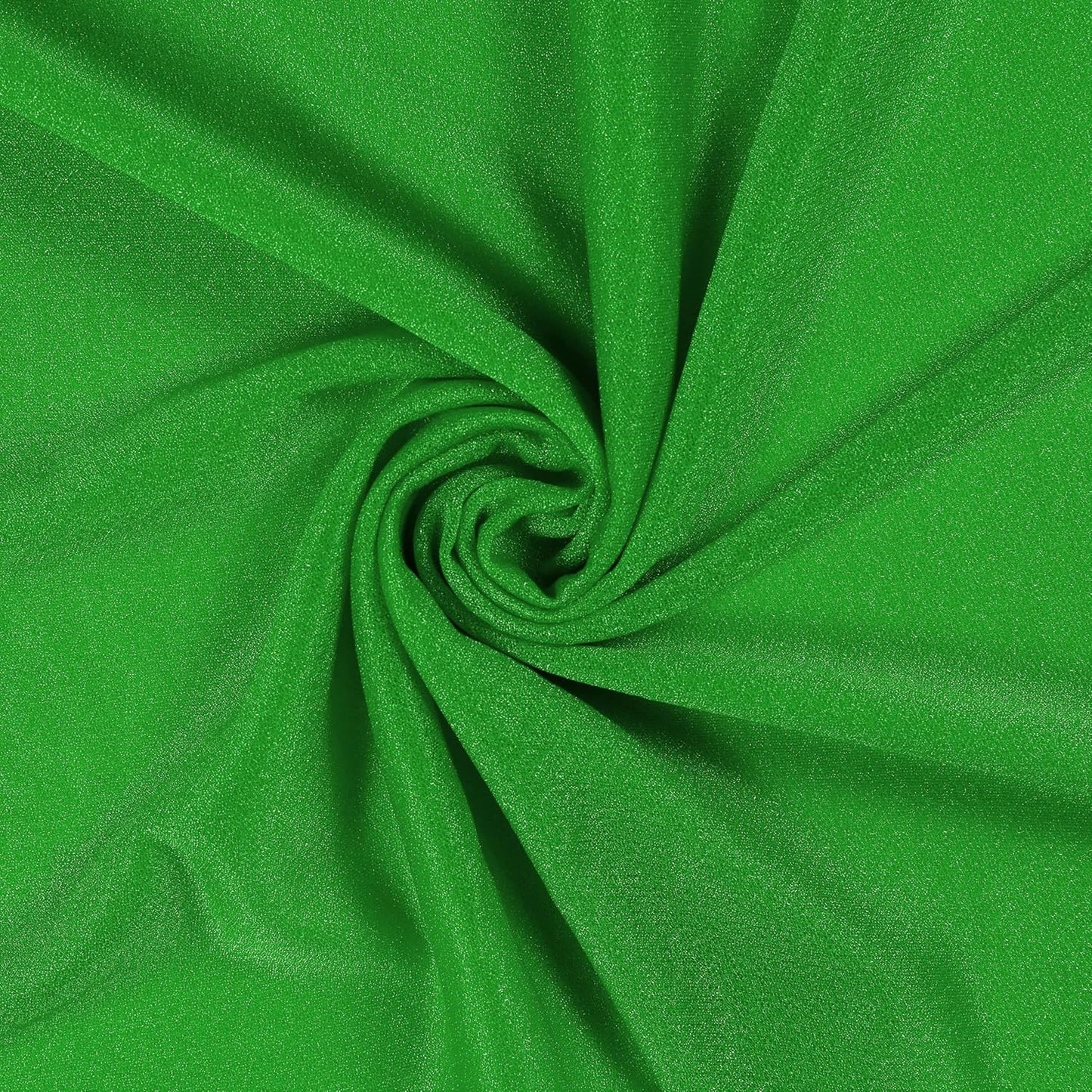 VDS Pack of 1 Panel (30 Inch X 20 Feet) Wedding Arch Draping Fabric Sheer Chiffon Fabric Drapery for Wedding Ceremony Reception Swag Backdrop Canopy Chuppah ARBO Altars Decoration (Green)