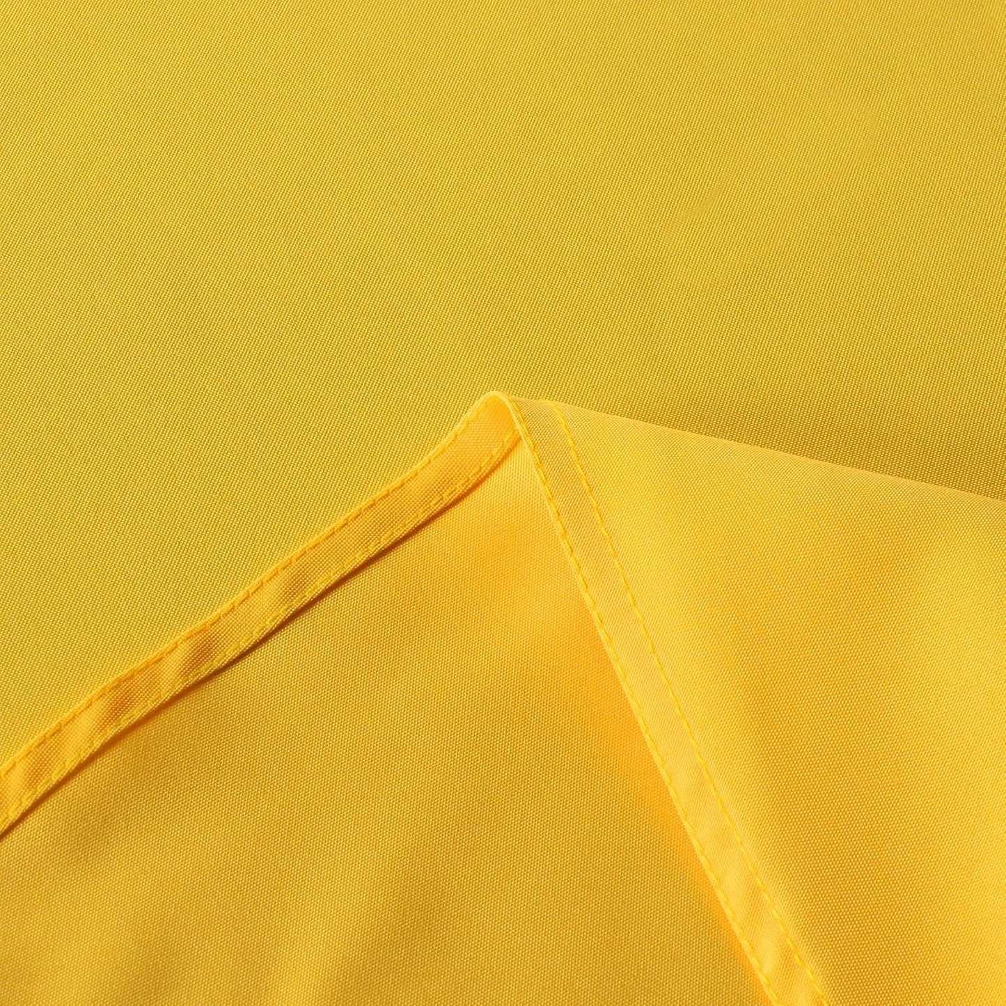 sancua Round Tablecloth - 120 Inch - Water Resistant Spill Proof Washable Polyester Table Cloth Decorative Fabric Table Cover for Dining Tables, Buffet Parties and Camping, Yellow